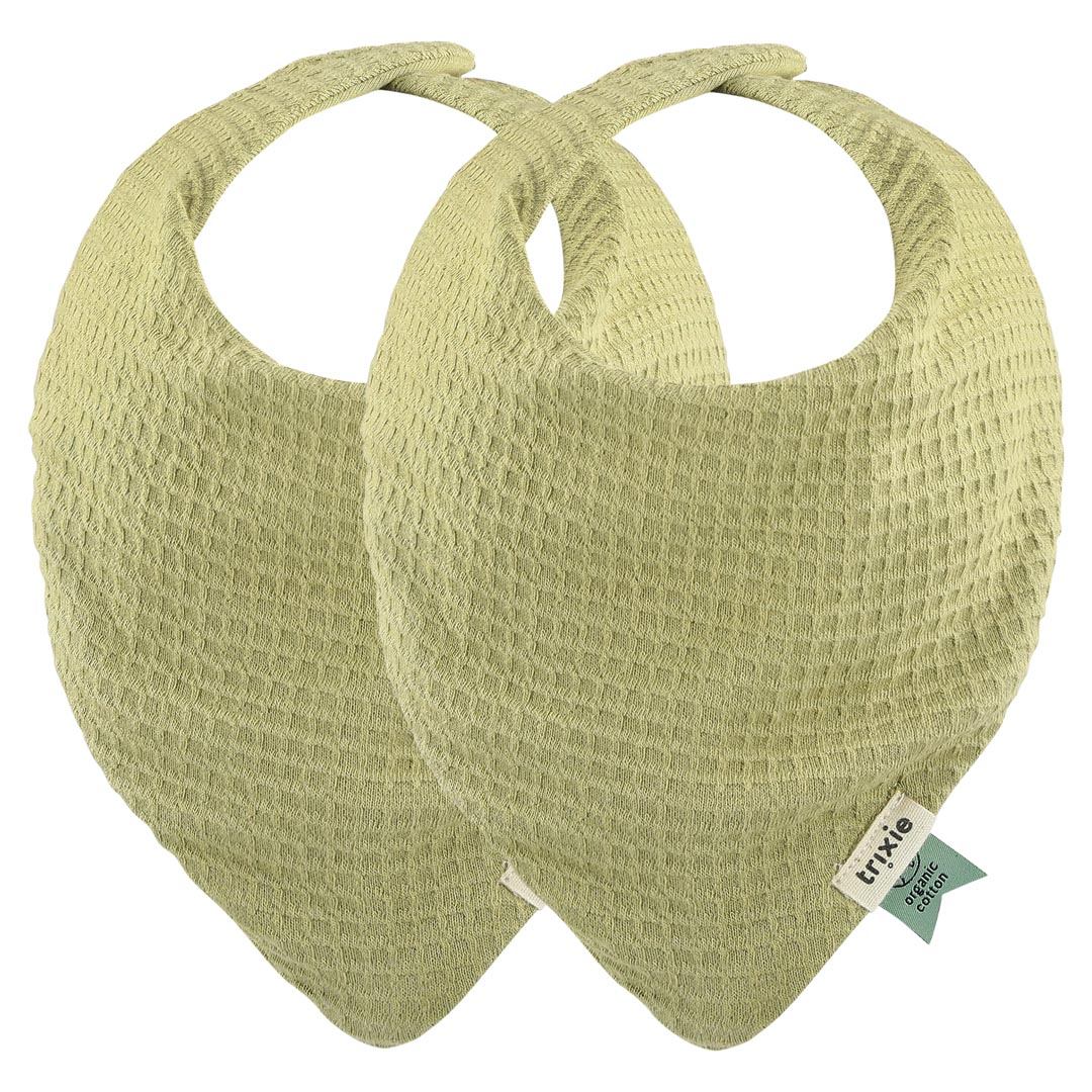 Bandana Lätzchen 2-pack mix - Cocoon Lemongrass